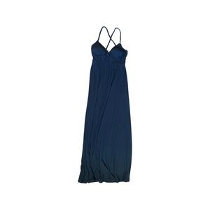Navy blue maxi dress